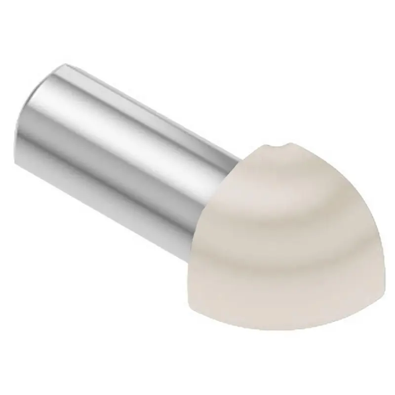 Schluter - RONDEC Outside Corner 90° - Aluminum Anodized Sand Pebble 3/8" (10 mm)