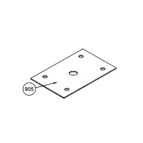 Eddy Floor Tools - Rubber Carpet for S3000 - 12" x 18"