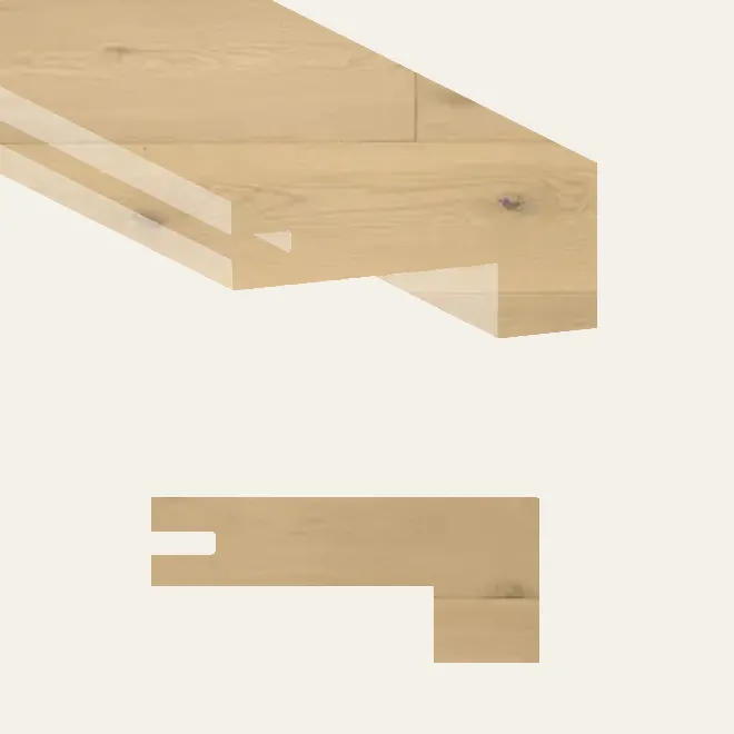Grandeur Flooring Engineered Hardwood Enterprise Cliff Square Stair Nose 5-1/2" x 36"