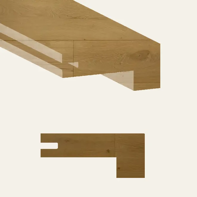 Grandeur Flooring Engineered Hardwood Elite Banff Square Stair Nose 7-1/2" x 36"