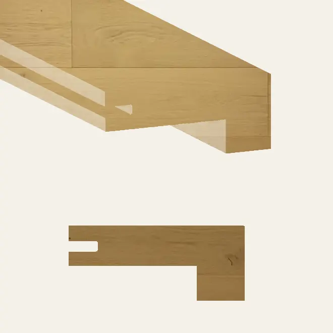 Grandeur Flooring Engineered Hardwood Elite Pacific Rim Square Stair Nose 7-1/2" x 36"