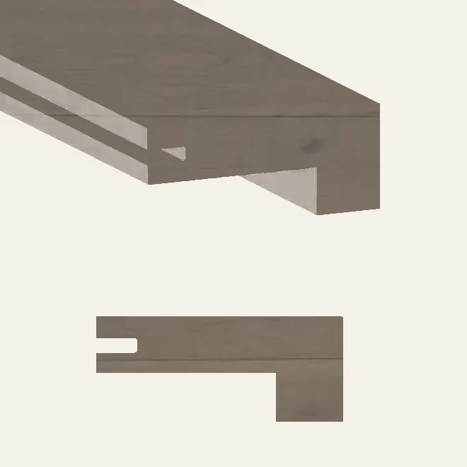 Grandeur Flooring Engineered Hardwood Elevation Nimbus Square Stair Nose 5-1/2" x 36"