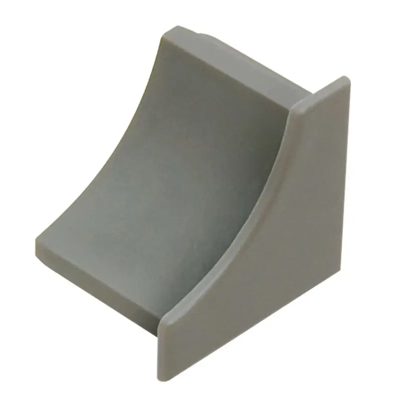 Schluter - DILEX-HKW End Cap with 11/16" (18 mm) Radius - PVC Plastic Grey