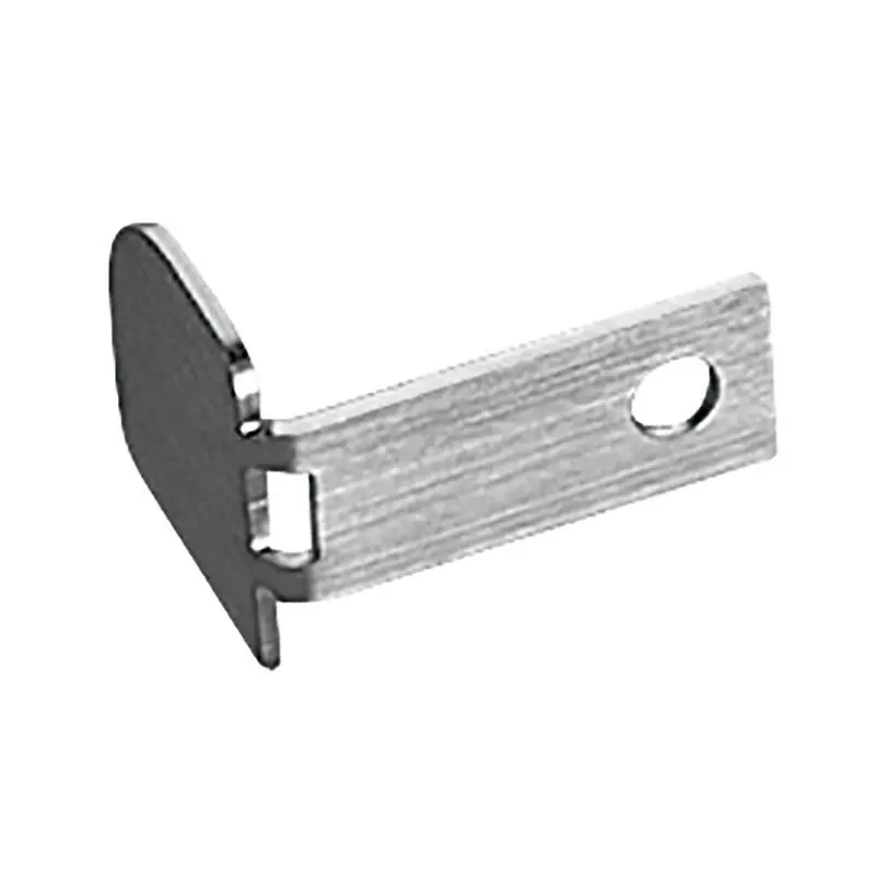 Schluter - RONDEC End Cap - Brushed Stainless Steel (V2) 5/16" (8 mm)
