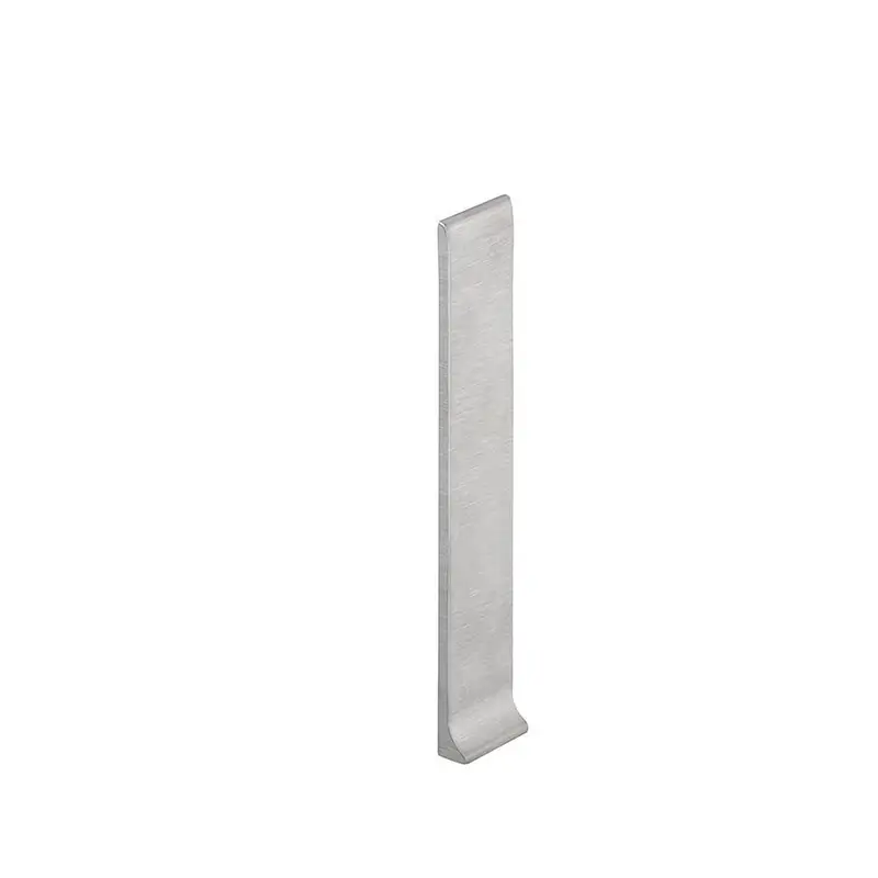 Schluter - DESIGNBASE-SL End Cap Left - Stainless Steel (V2) Brushed 6-3/8" (160 mm)
