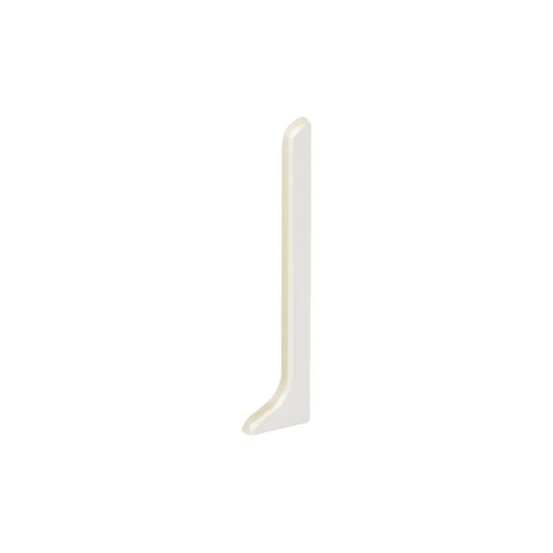 Schluter - DESIGNBASE-SL End Cap Left - Aluminum Matte White 3-1/8" (80 mm)