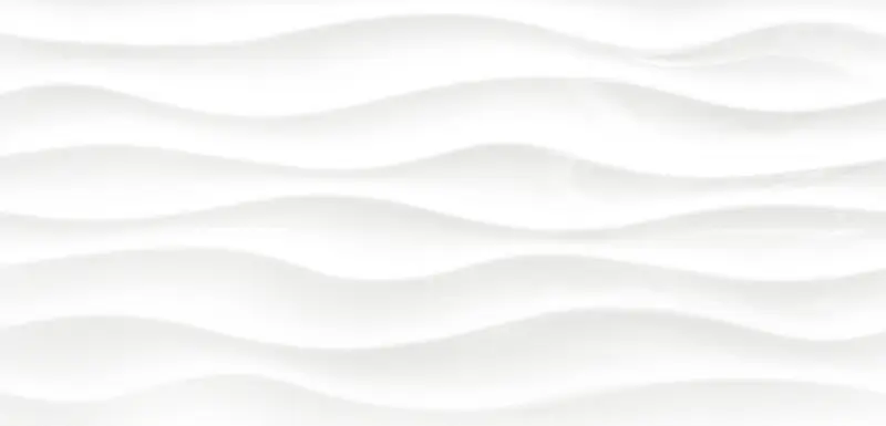 Centura Wall Tiles Element White Wave Glossy 12" x 24"