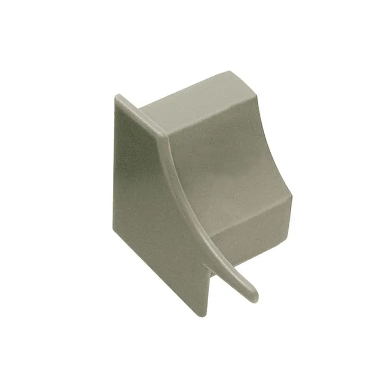 Schluter - DILEX-HK Left End Cap - PVC Plastic Grey