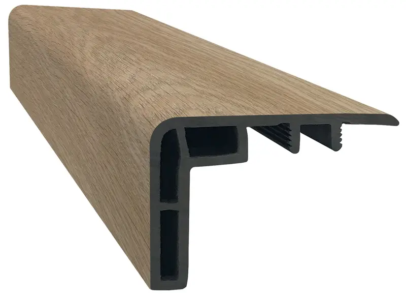 ProSolutions - SPC Vinyl Overlap Stair Nose Elevation Berkshire 1-3/8" x 2-1/8" x 94"