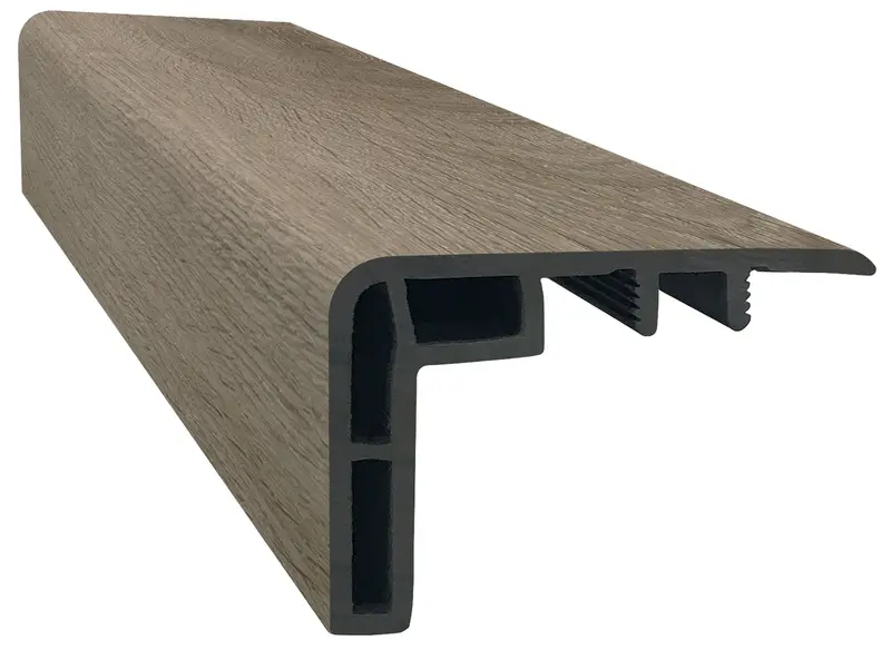 ProSolutions - SPC Vinyl Overlap Stair Nose Elevation Olympic 1-3/8" x 2-1/8" x 94"