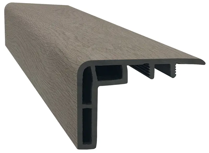 ProSolutions - SPC Vinyl Overlap Stair Nose Elevation Rocky 1-3/8" x 2-1/8" x 94"