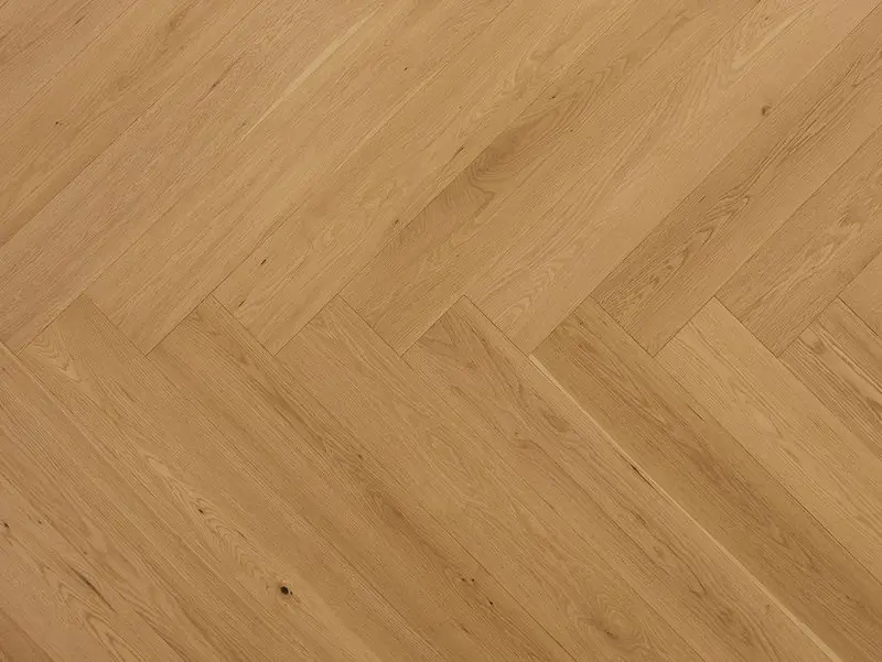 Vidar Engineered Hardwood European White Oak Herringbone Clear Select & Better 5" - 3/4"