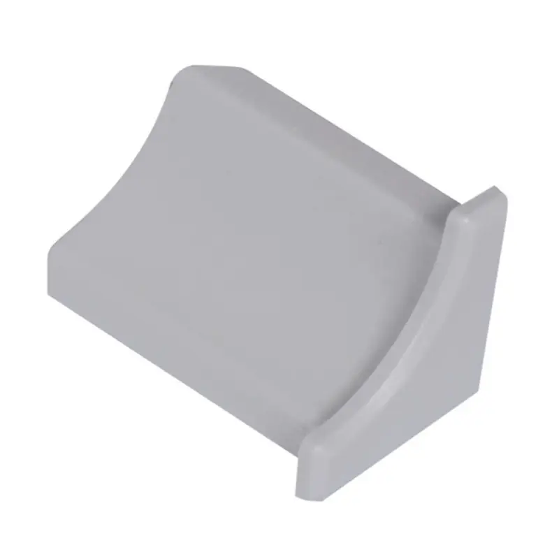 Schluter - DILEX-PHK End Cap with 3/8" (10 mm) Radius - PVC Plastic Classic Grey