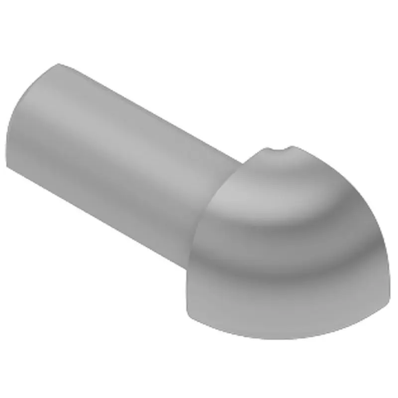 Schluter - RONDEC Outside Corner 90° - PVC Plastic Classic Grey 3/8" (10 mm)