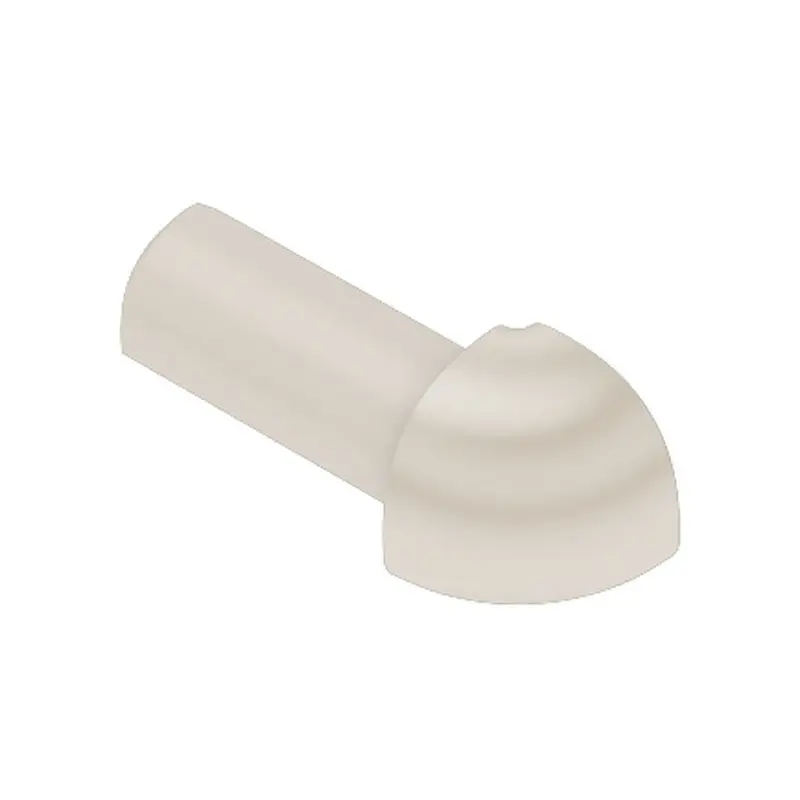Schluter - RONDEC Outside Corner 90° - PVC Plastic Sand Pebble 1/4" (6 mm)