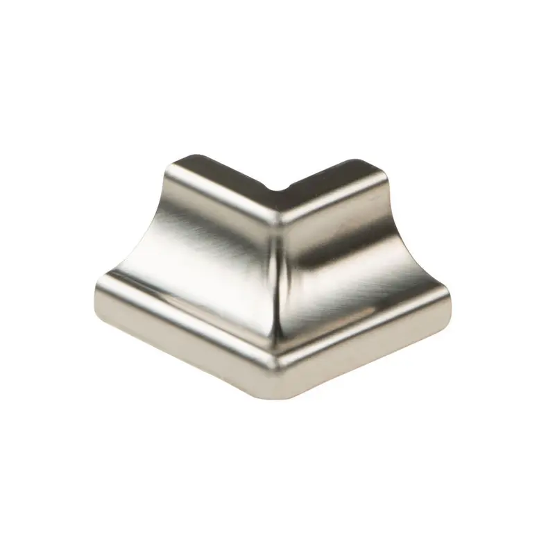 Schluter - DILEX-HKU Outside Corner 90° with 3/8" (10 mm) Radius - Stainless Steel (V4)