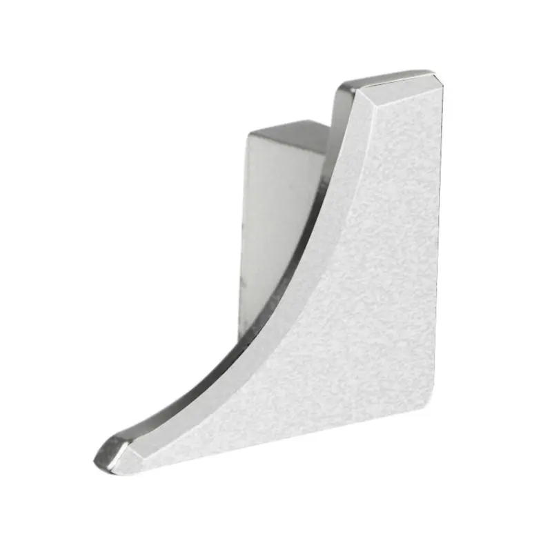 Schluter - DILEX-AHKA End Cap Right - Aluminum Anodized Matte Bright White