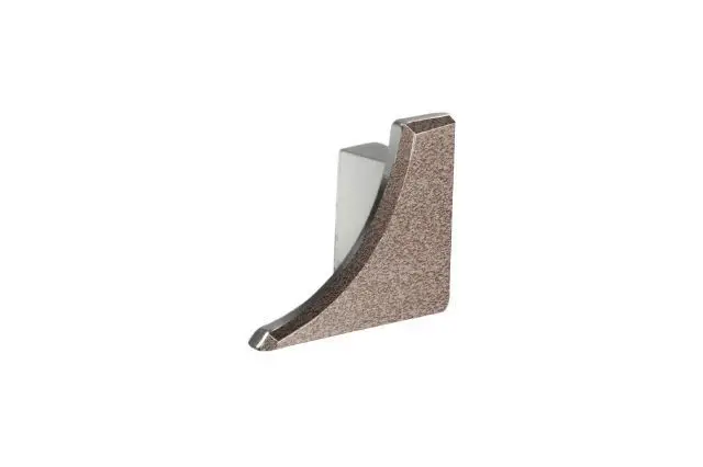 Schluter DILEX-AHKA Right End Cap with 3/8" Radius Anodized Aluminum Light Anthracite