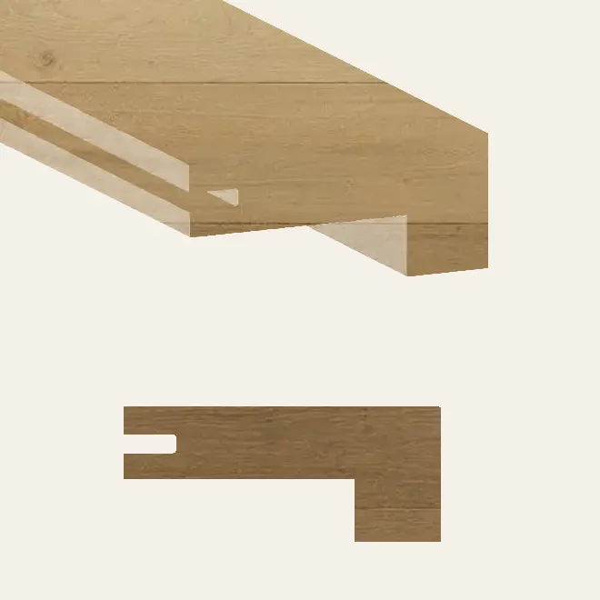 Grandeur Flooring Engineered Hardwood Regal Milan Square Stair Nose 4" x 36"
