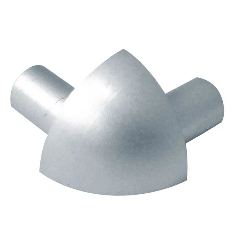 Prova - Round Aluminum Outside Corner Satin Antique Bronze 3/8"