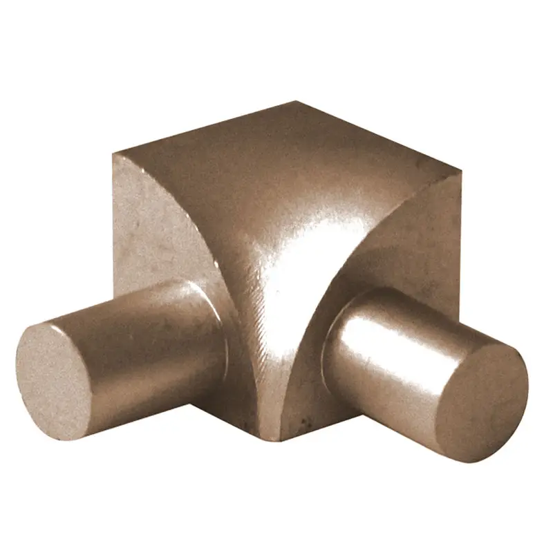 Prova - Round Inside Corner, Satin Titanium - 1/2"