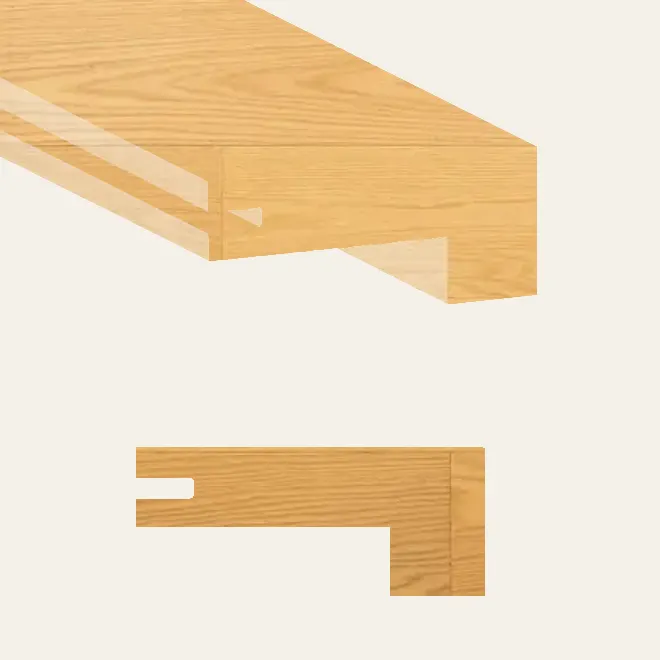 Grandeur Flooring Engineered Hardwood Ultra Honeycomb Square Stair Nose 5-1/2" x 36"