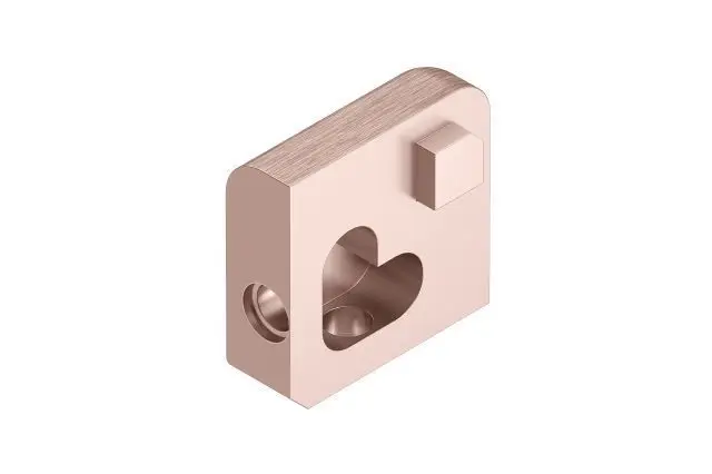 Jolly Out Corner 3/8 Alum Brush Copper