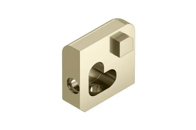 Schluter JOLLY Outside Corner 90° Anodized Aluminum Polished Nickel 3/8" (10 mm)
