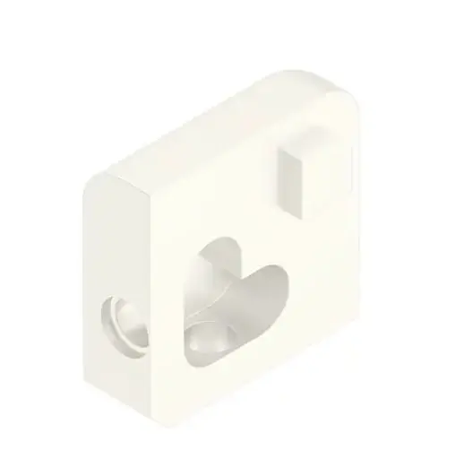 Schluter - JOLLY Outside Corner 90° Aluminum Bright White 3/8" (10 mm)