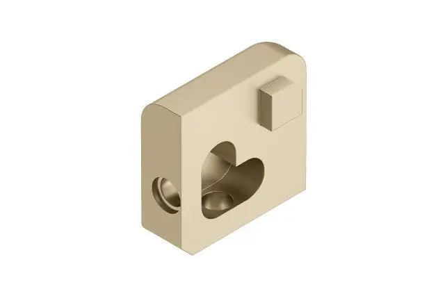 Schluter JOLLY Outside Corner 90° Aluminum Sand Pebble 3/8" (10 mm)