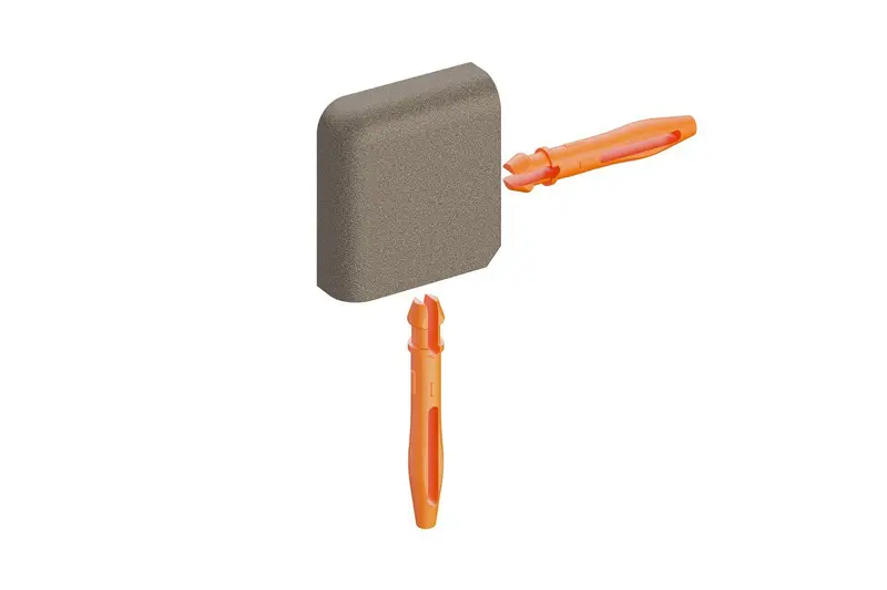 Schluter - JOLLY Outside Corner 90° - Aluminum Beige 3/8" (10 mm)