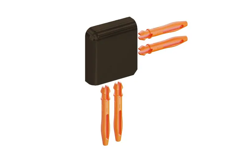 Schluter - JOLLY Outside Corner 90° - Aluminum Anodized Brushed Antique Bronze 1/2" (12.5 mm)