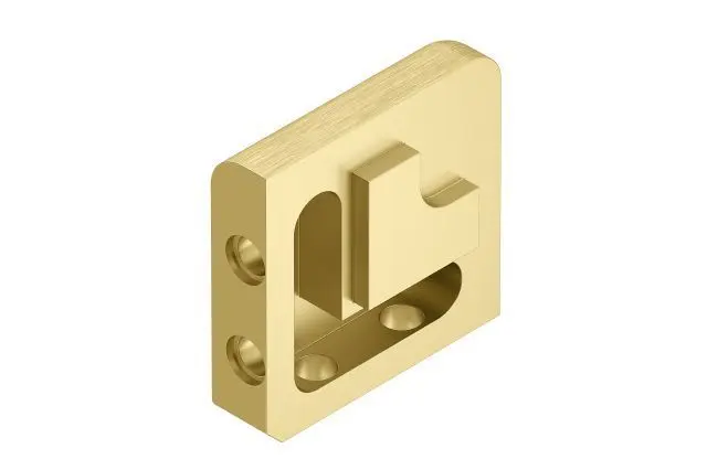 Schluter - JOLLY Outside Corner 90° Anodized Aluminum Brushed Brass 1/2" (12.5 mm)