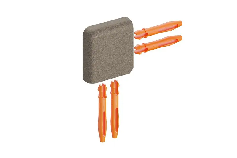 Schluter - JOLLY Outside Corner 90° - Aluminum Beige 1/2" (12.5 mm)
