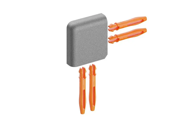 Schluter - JOLLY Outside Corner 90° - Aluminum Pewter 1/2" (12.5 mm)