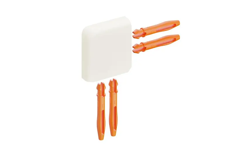 Schluter - JOLLY Outside Corner 90° - Aluminum White 1/2" (12.5 mm)