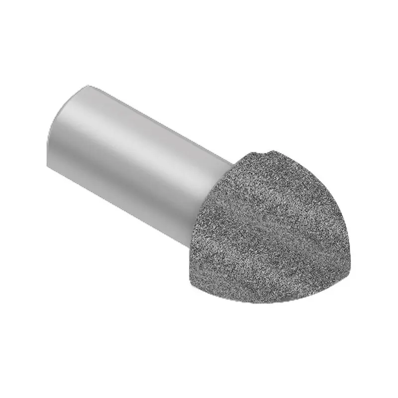 Schluter RONDEC Outside Corner 90° Aluminum Pewter 1/4" (6 mm)