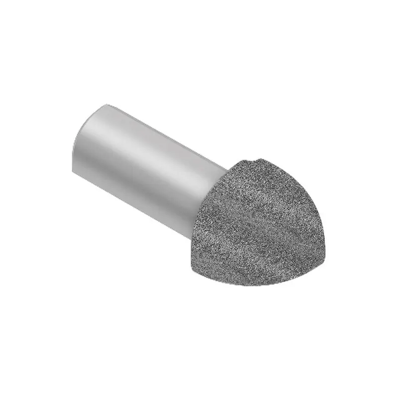 Schluter - RONDEC Outside Corner 90° - Aluminum Pewter 7/16" (11 mm)
