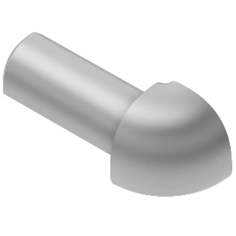Schluter - RONDEC Outside Corner 90° - Aluminum Anodized Matte 1/4" (6 mm)
