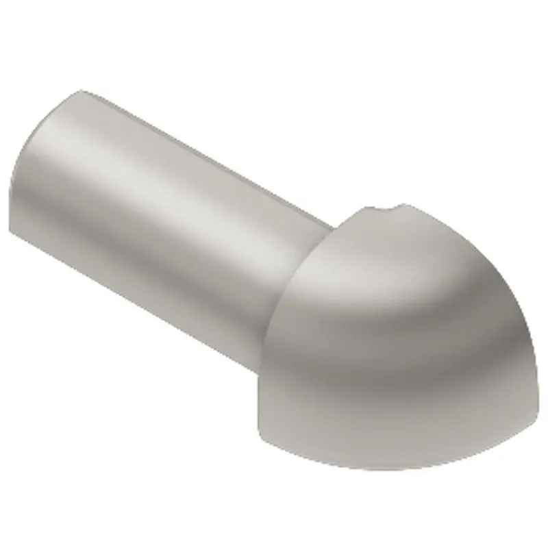 Schluter - RONDEC Outside Corner 90° - Aluminum Anodized Satin Nickel 5/16" (8 mm)