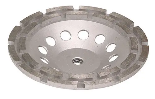 Pearl Abrasive - P1 EXV Single Row Cup Wheels 7" x 5/8" x 11"