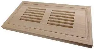 AcoustiTECH Flush Mount Wood Vent Maple - 4" x 10"