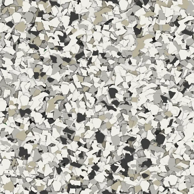 Torginol - Epoxy Chips Garage #B424 Quicksilver 1/4" 40 lb