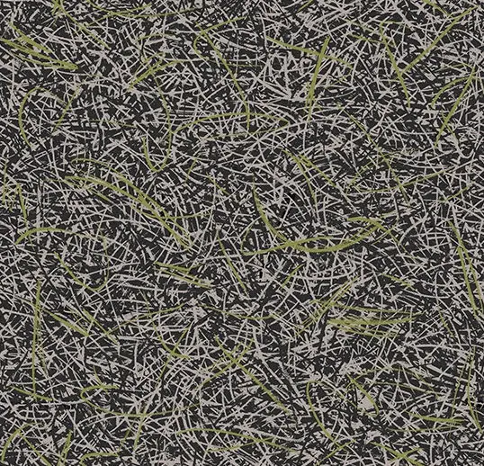 Forbo Flotex Roll Vision Vortex Chartreuse A3 79" x 98.4'