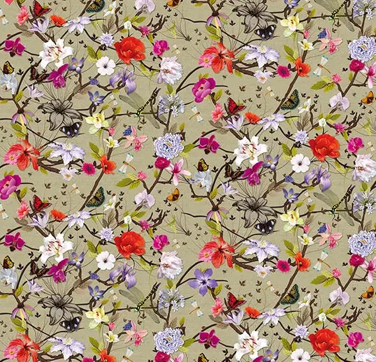 Forbo Flotex Roll Vision Botanical Poppy 79" x 98.4'