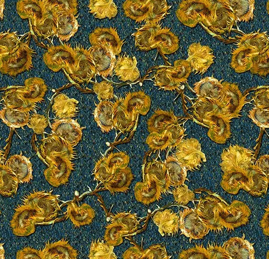 Forbo Flotex Roll Vision Van Gogh Sunflowers 79" x 98.4'