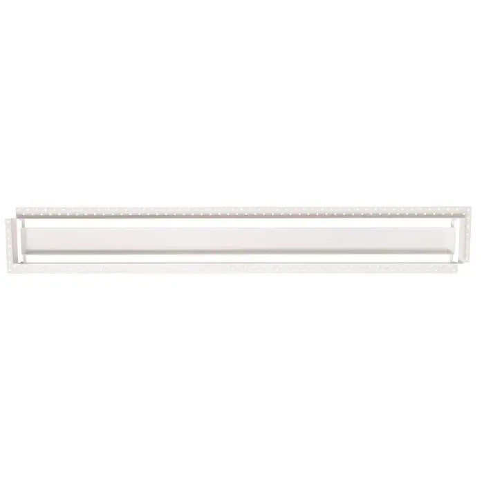 Fittes - Fireplace Vent Flush Luxe Satin White 5" x 50"