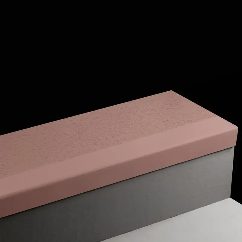 Angle Fit Rubber Stair Tread - FRPANT 163 SQ Rice Paper #163 Salsa No Insert 72"
