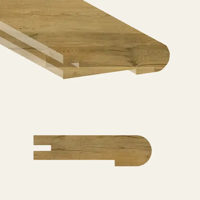 Toucan Vinyl Flooring SPC1 Series #127 Ceaser Flush Stair Nose 96"