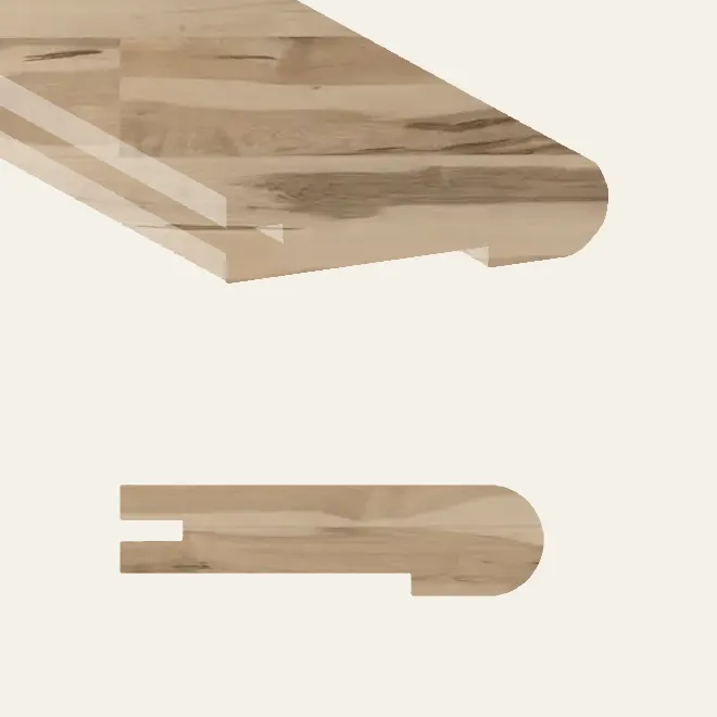 Toucan Vinyl Flooring SPC5 Series #508 Flush Stair Nose 96"